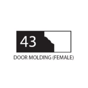 (SET 3) 1" COROB LIGHT DUTY MOULDING KNIVES (DOOR MOULDING - FEMALE)