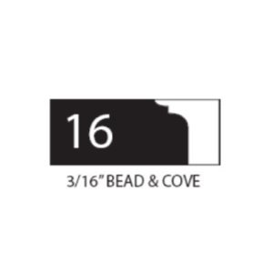 (SET 3) 1" COROB HEAVY DUTY MOULDING KNIVES (3 / 16" BEAD & COVE)